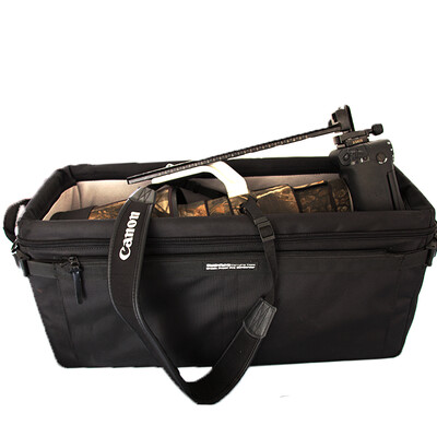 

Saturn statin REWO-8D01 black wear scratch-resistant super fiber leather professional shoulder camera photography package