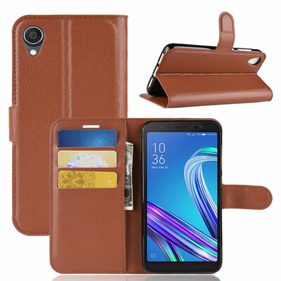 

for Asus ZenFone Live L1 ZA550KL WIERSS Wallet Phone Case for Asus ZenFone Live L1 ZA550KL ZB501KL A007 A007D Flip Leather Case