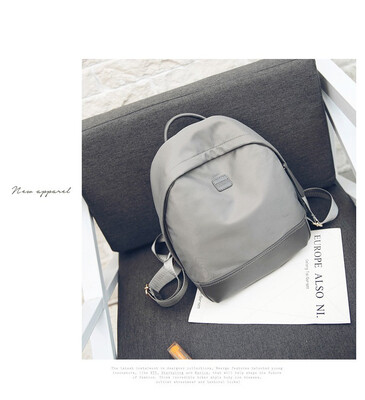 

2017 Multi-function Nylon Womens Backpack Korean Version Rucksack New College Wind Leisure Travel Student Rucksack