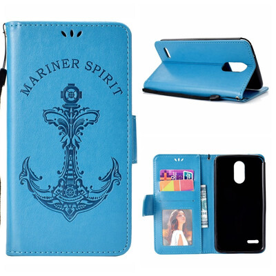 

MOONCASE Apple iPhone 66s Embossed Mermaid Anchor Holster - Blue