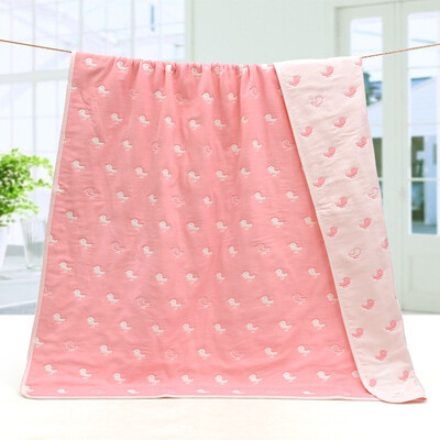 

80 Cotton Knitted Gauze Jacquard Children Covered by Super Soft&Cute Square Baby Children Quilt Towel