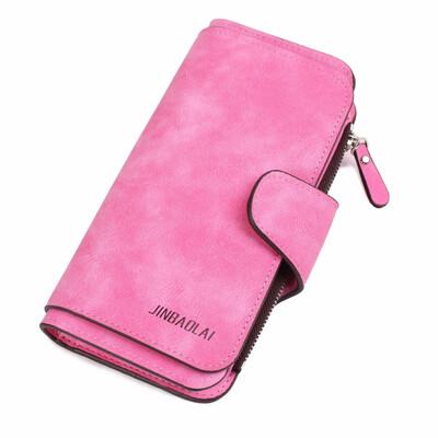 

New Wallet Women Long Cell Phone Pocket Wallet For Credit Cards Photo Holder Coin Pocket Interior Zipper Pocket