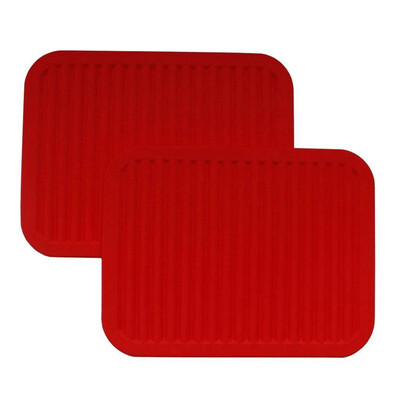 

UpperX Pack of 2 Silicone table mat Supports for dishes Hot By Cooking tools Multifunction Rest dishes Rest Spoons