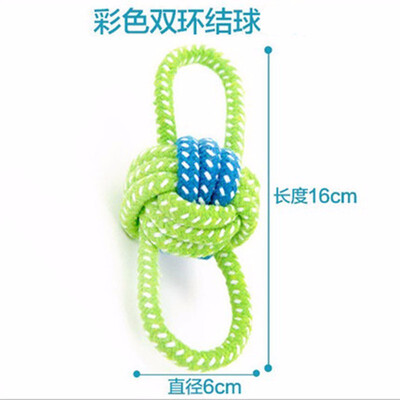 

Cntomlv Cotton Dog Rope Toy Knot Puppy Chew Teething Toys Teeth Cleaning Pet Palying Ball For Small Medium Large Dogs
