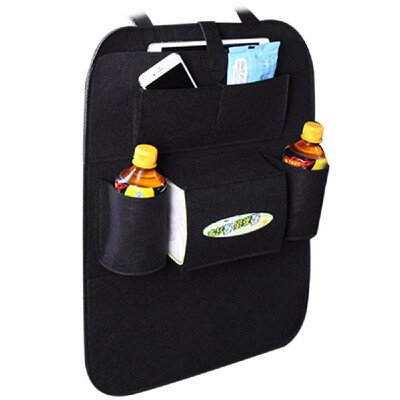 

Fashion Auto Car Backseat Organizer Car-Styling Holder Felt Covers Versatile Multi-Pocket Seat Wool Felt Storage Container