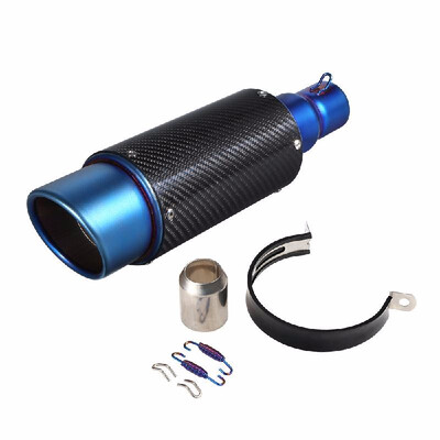 

38-51mm Carbon Fiber Cover Oblique Tail Refit Exhaust Muffler With Fit for Motorcycles ATV Universal