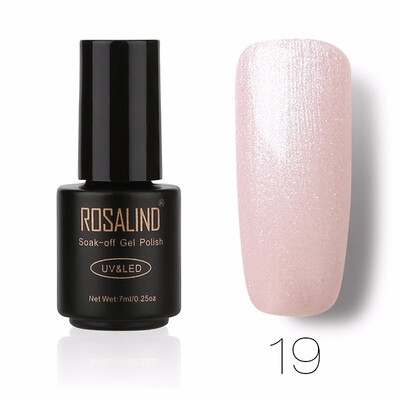 

ROSALIND Gel 1 Black Bottle 7ML Pure Color 58 Colors 01-58 Gel Nail Polish Soak Off Nail Art Semi-Premanent UV LED Gel Lacquer