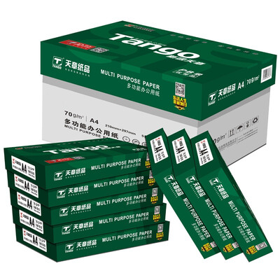 

Tianzhang (TANGO) новые зеленые дни глава A4 70g копия бумаги 500 / сумка 8 упаковок / коробка