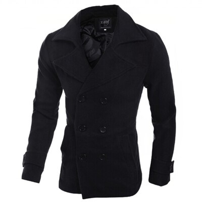 

Zogaa New Mens Wind Coat Slim Simple Fashion Lapel