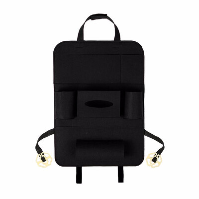 

Auto Car Backseat Organizer Car-Styling Holder Felt Covers Versatile Multi-Pocket Seat Wool Felt Storage Container Hanging Box