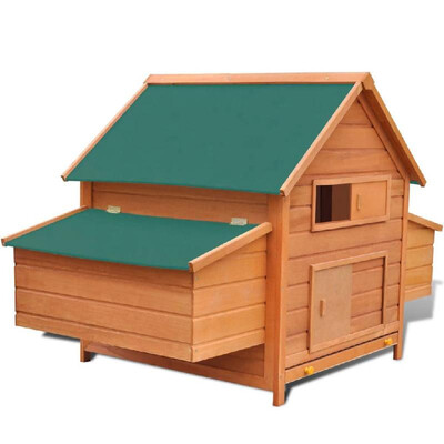 

Chicken Coop Wood 157x97x110 cm