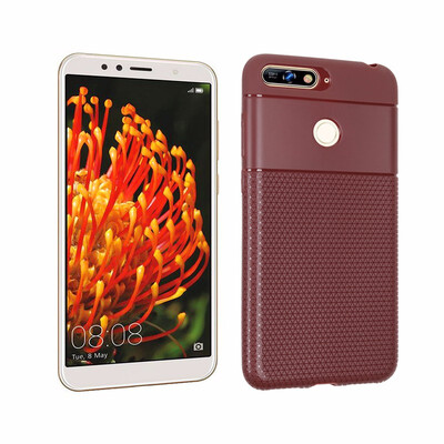 

Goowiiz Phone Case For Huawei Honor Enjoy 7SP Smart Fashion Triangular texture Soft Silicone Prevent falling