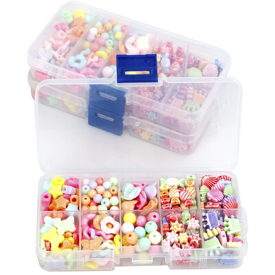 

Cute Pudding Toy Girl Child Beaded House Toy DIY Handmade Necklace Bracelet Small 10 Style Random