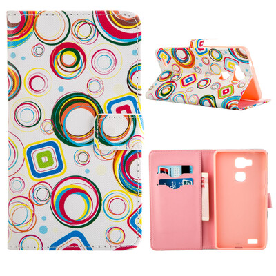 

MOONCASE Case for Huawei Ascend Mate 7 Flip PU Leather Fold Wallet Card Slot Kickstand Back Case Cover [Pattern series] /a13