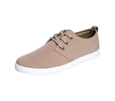 

Mens Canvas Fashion Shoes Gentlemen Sneakers Sports Casual lace-up Flat Leisure