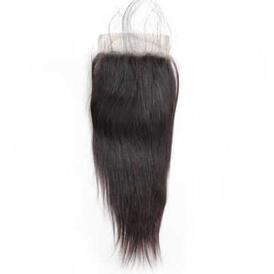 

Ishow Hair 7A Good Quality 44 Brazilian Hair Straight Lace Closure 1pc FreeMiddleThree Part
