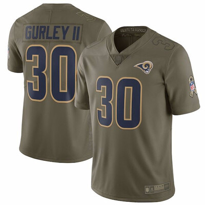 

Mens Los Angeles Rams Todd Gurley Navy Game Jersey