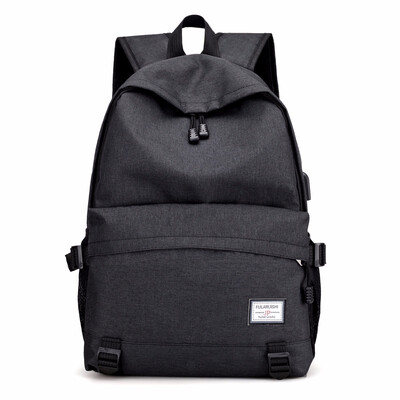 

Mens large capacity backpack multi-function USB charging schoolbag leisure travel business notebook bag high school student bag