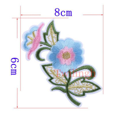 

1 Pcs Top Patches Iron-on Sew-on Red Rose Flower Embroidery Patch Motif Applique Children Women DIY Clothes Sticker Wedding