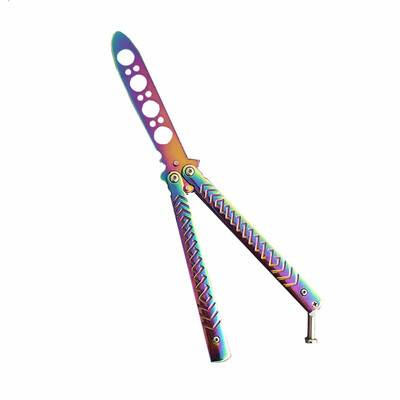 

CHACHEKA Outdoor Sport Butterfly Training Folding Knife Stainless Steel Self-defense Survival Knives Adult Practice Tool CS GO