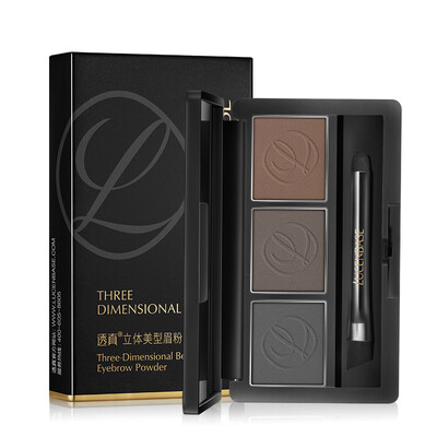 

Natural&smooth eyebrow pencil brown waterproof&sweatproof effective not blooming double eyebrow pencil with eyebrow brush thrush powder