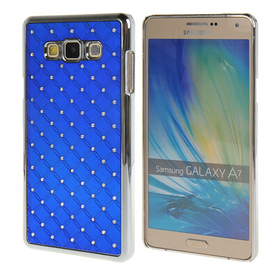 

MOONCASE Galsxy А7 Футляр Роскошные Chrome горный хрусталь Bling Звезда задняя крышка чехол для Samsung Galsxy А7 темно-синий