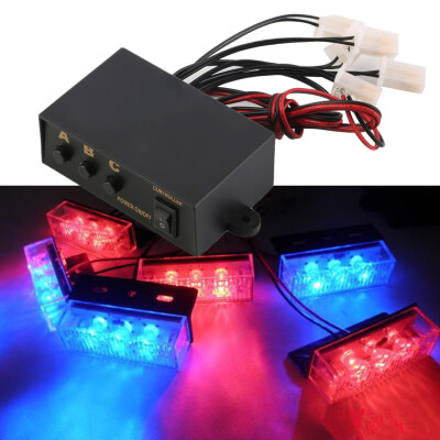 

6 Ways LED Strobe Flash Light Lamp Emergency Flashing Controller Box 12V