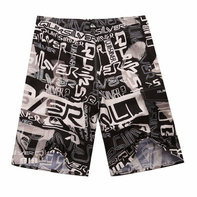

Mans Fashion Sports Running Surfing Quick Dry Letter Printed Beach Shorts