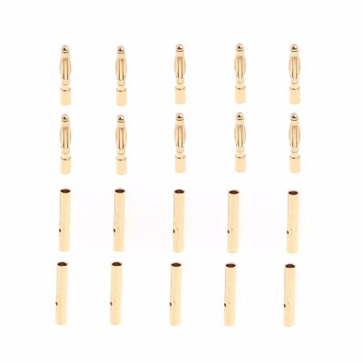 

RC Cable amp Plug 10 Pairs 20mm Copper Bullet Banana Plug Connectors Male Female for RC Motor ESC Battery Part Remote Control