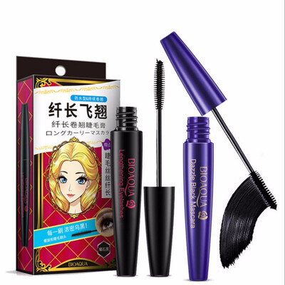 

Hyun black thick mascara long natural curls long encryption is not easy to smudge anti-watercolor makeup authentic