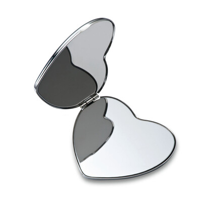 

Jingdong supermarket PHILIPPI portable metal heart-shaped make-up mirror to send his girlfriend Valentine&39s Day gift 193280