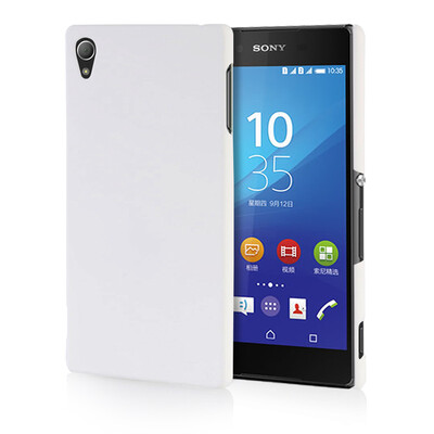 

MOONCASE Hard Rubberized Rubber Coating Devise Back ЧЕХОЛ ДЛЯ Sony Xperia Z4 White