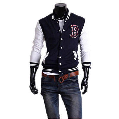 

Zogaa New Mens Jacket Pure Cotton Stand Collar Baseball Clothes