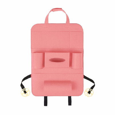 

Auto Car Backseat Organizer Car-Styling Holder Felt Covers Versatile Multi-Pocket Seat Wool Felt Storage Container Hanging Box