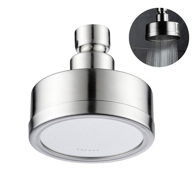 

Free shipping Shower Head Stainless Steel Rainfall High Pressure Fixed Showerhead 360°Adjustable Shower Head for Bathroom BD141S