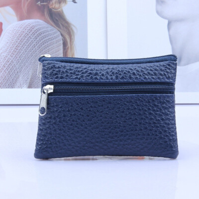 

Women Men Leather Wallet Multi Functional zipper Leather Coin Purse Card Wallet Fashion Mall