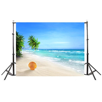 

Summer Seascape Beach Dreamlike Haloes 3D Photography Background Screen Photo Video Photography Studio Fabric Props Backdrop