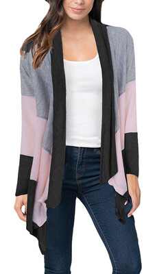 

Womens Long Sleeve Cardigans Casual Coverup Shirt Tops Outwear