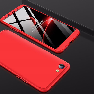 

Goowiiz Phone Case For OPPO R15R15 DreamRealme 1F7 Youth Fashion Color collision 360 Degree Coverage PC Protection