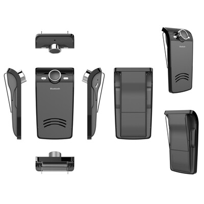 

Wireless Bluetooth Hands-free Speakerphone Speaker Car Kit Sun Visor Clip