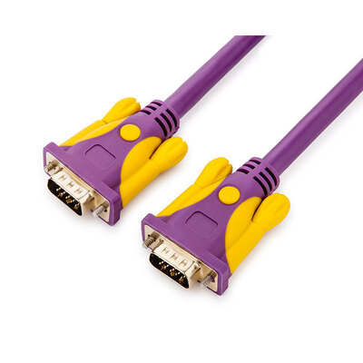 

Jinghua JH 0227 VGA high-definition connector HD dual magnetic ring 3 9 wire core TV accessories computer monitor projector connector signal data cable 30 meters