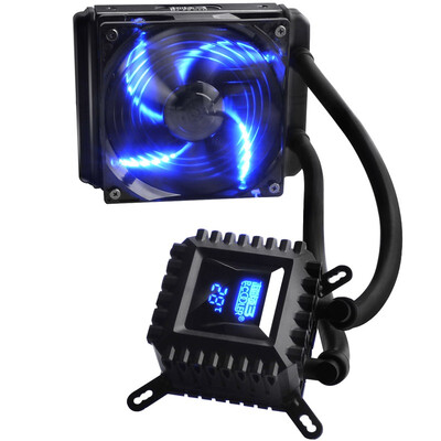 

Overclocking three PCCOOLER core cooling 120 CPU heat sink multi-platform integrated water 12cm smart blue fan with silicone grease