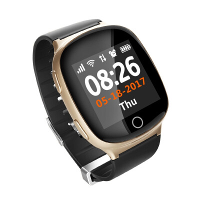 

D100 GPS Health smart old man heart rate positioning phone watch