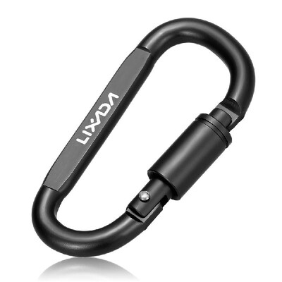 

Lixada Aluminum Alloy D-ring Locking Carabiner