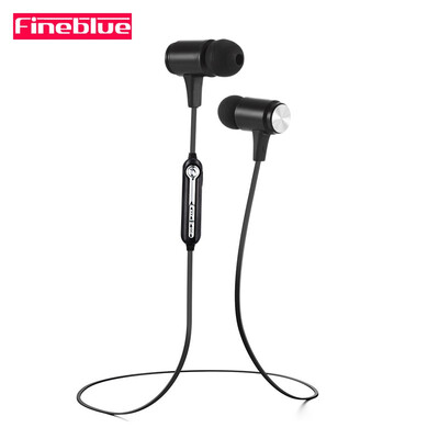 

Fineblue Bluetooth Earphone Wireless Headset Magnet Stereo Earpieces For Huawei Mate9s 80mAh Battery Sports Headset