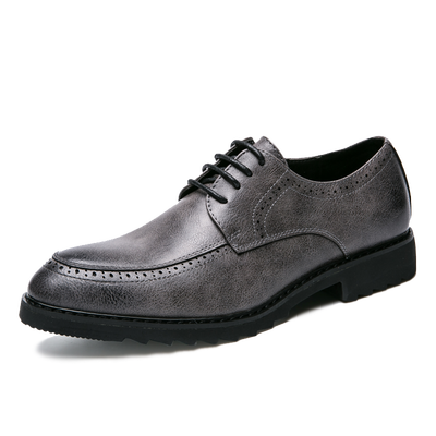 

Mens Leather Dress Office Formal Wedding Casual Shoes