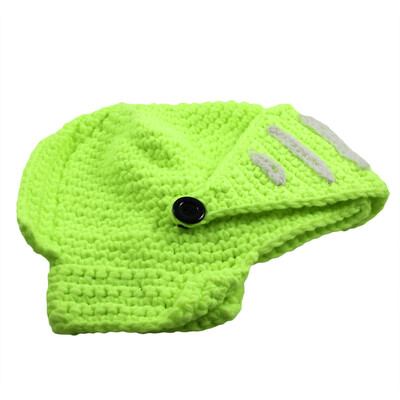 

Vanker Женщины Мужчины вязаный шерстяной Weave крючком шлем Cap Hat ветрозащитный маска для лица шапочки