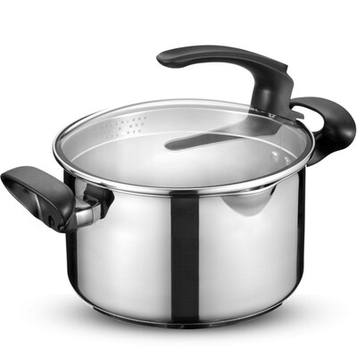 

[Супермаркеты] ASD 24CM из нержавеющей стали Jingdong может стоять Marmite LG1724 нержавеющей стали горшок супа плита Универсальный
