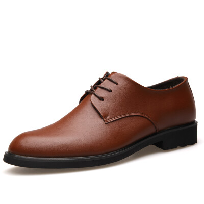 

Tudor (TOLZE) Британская деловая повседневная мужская обувь с заостренными мужскими туфлями 5220 коричневый 43 ярда