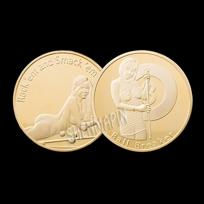 

2018 New Russian Sexy girl Coin Luck Collection Arts Gifts Commemorative GoldSilver